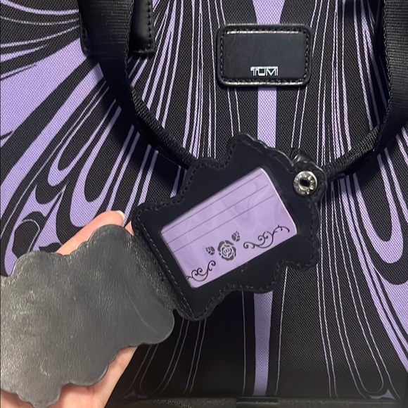 Anna Sui X Tumi Purple and Black Laptop Bag - Picture 5 of 6